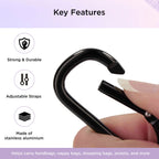 Buggy Hook Small 2pcs Black