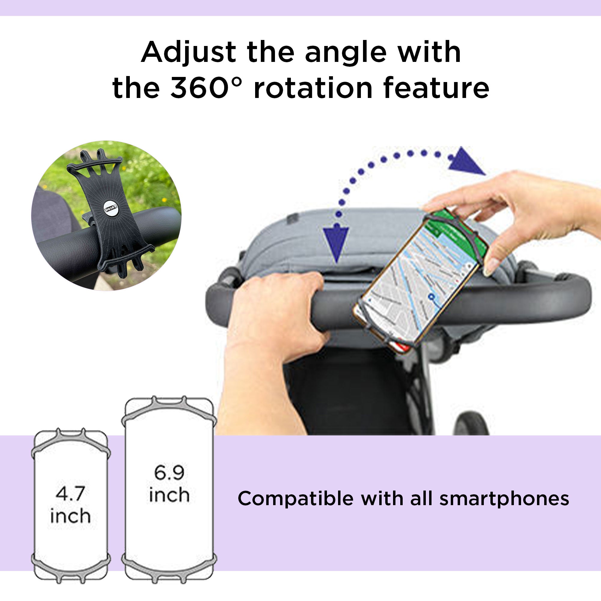 Universal Phone Holder Black