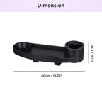 Dooky Stroller Snack Tray with Cup Holder & Phone Holder , Universal Baby Stroller Activity Tray , Food & Toy Organizer for Kids Travel (Black)