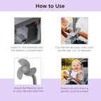Universal Soft Foam Stroller Fan