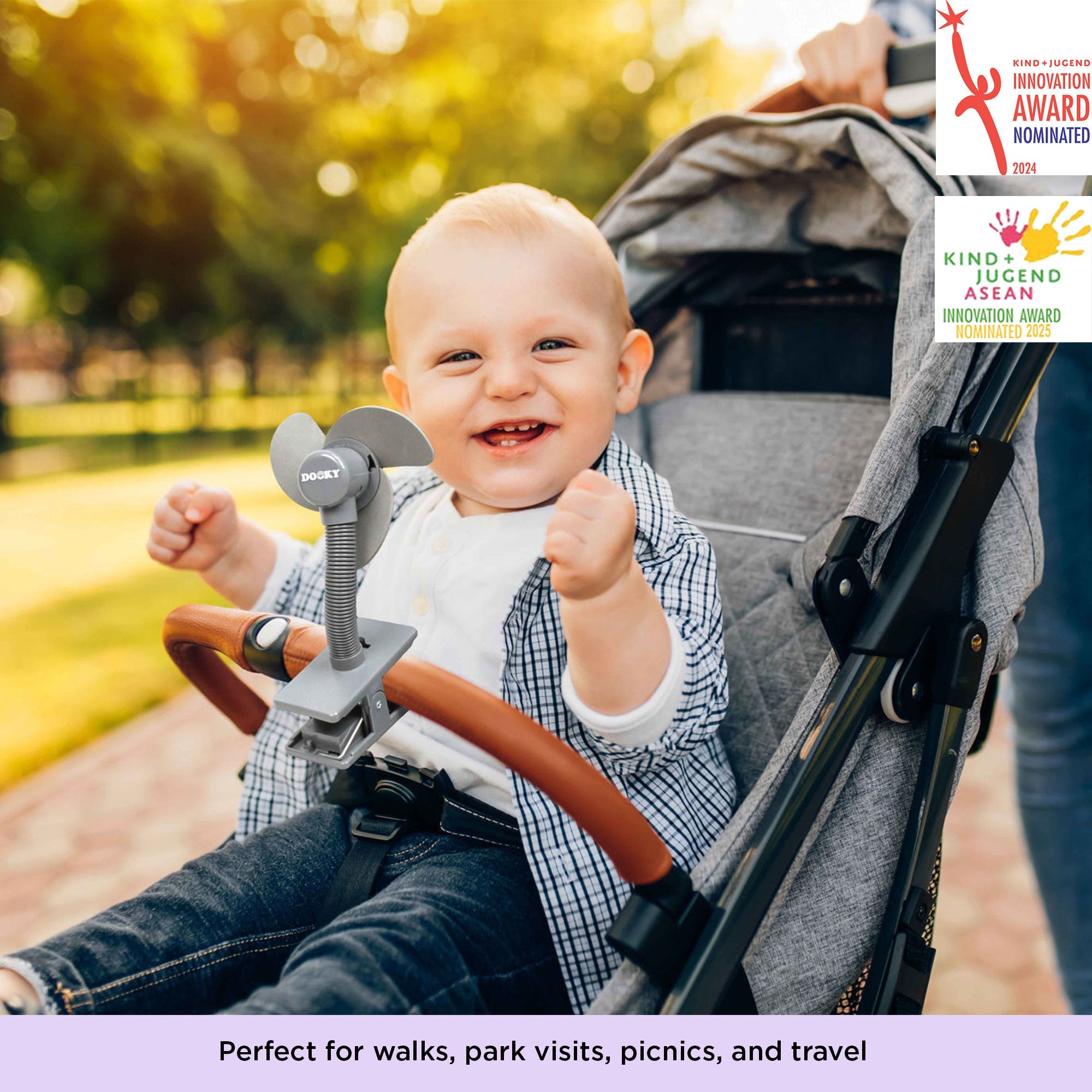 Universal Soft Foam Stroller Fan