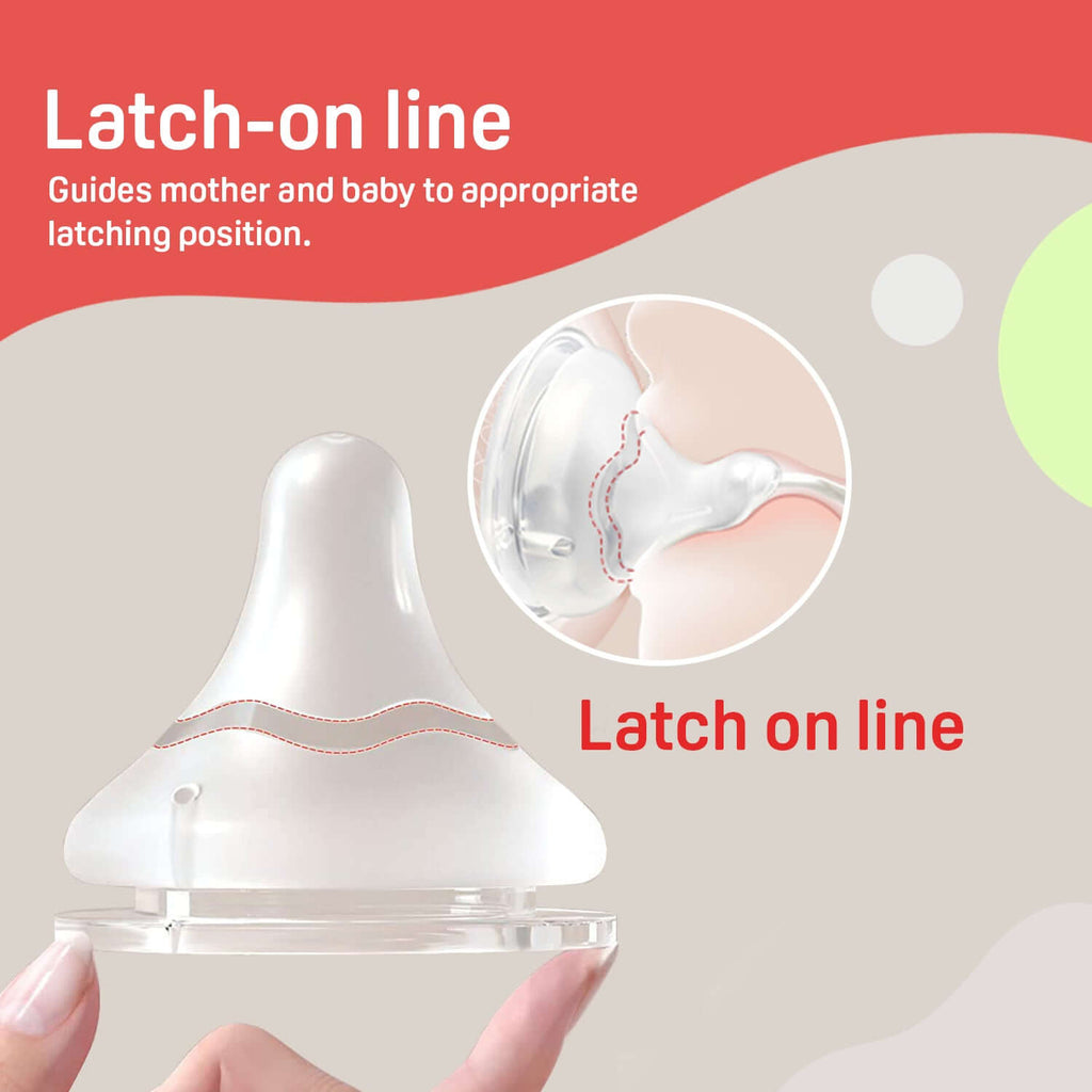 Glass Nursing Bottle with Softlatch Nipple 160ml