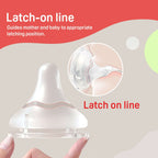 Glass Nursing Bottle with Softlatch Nipple 160ml