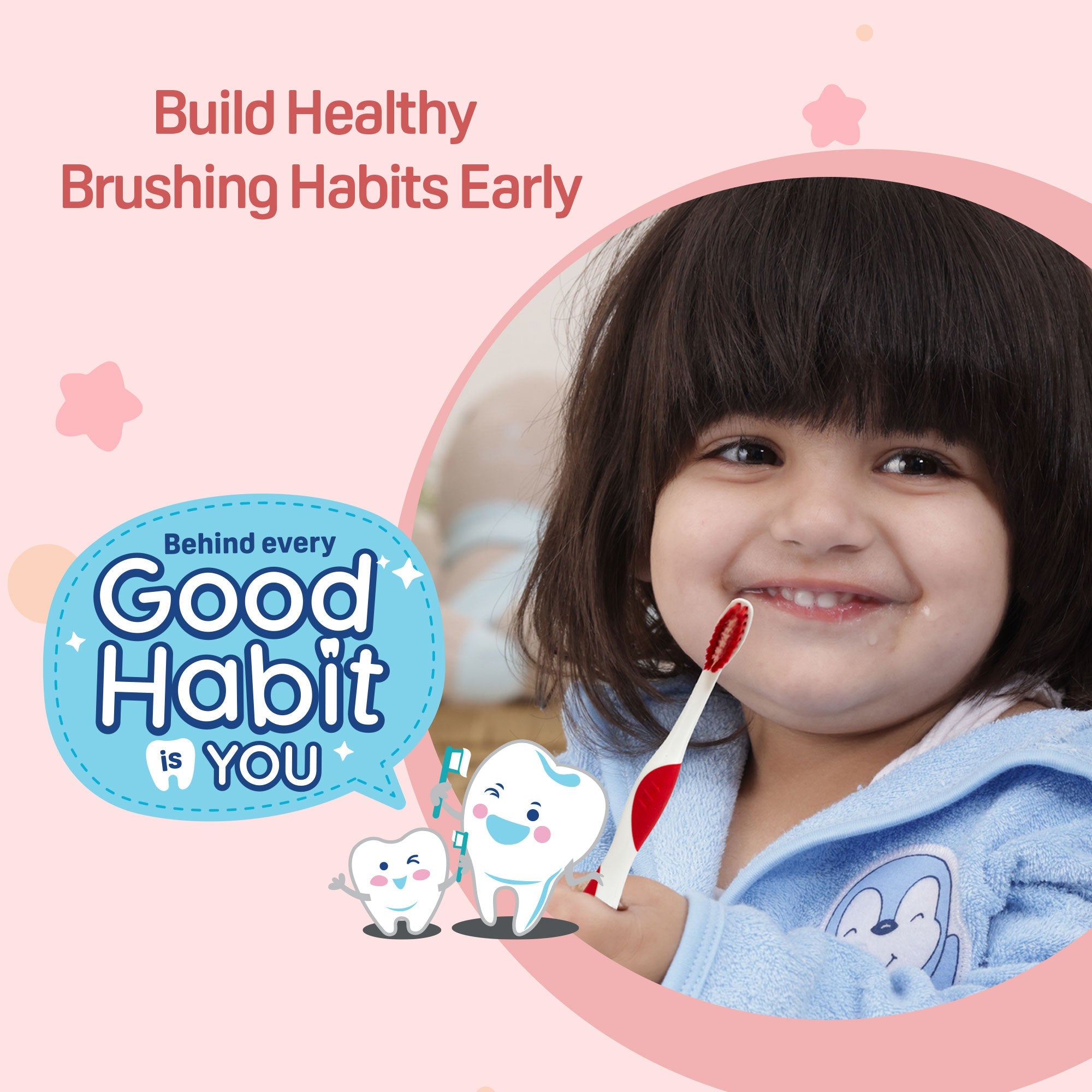 Pigeon Kids Toothbrush Red 2-6 Years