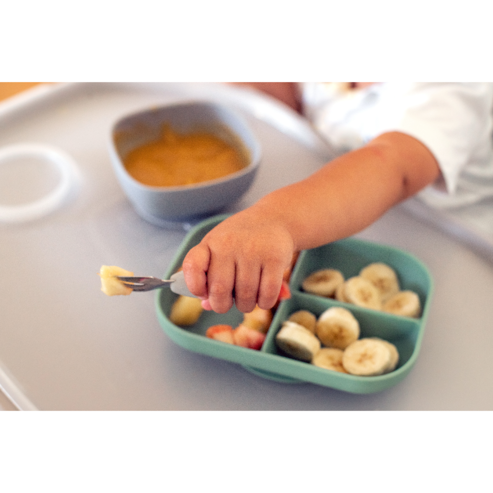 Beaba Set of 2 Stainless Steel Pre-Cutlery Set