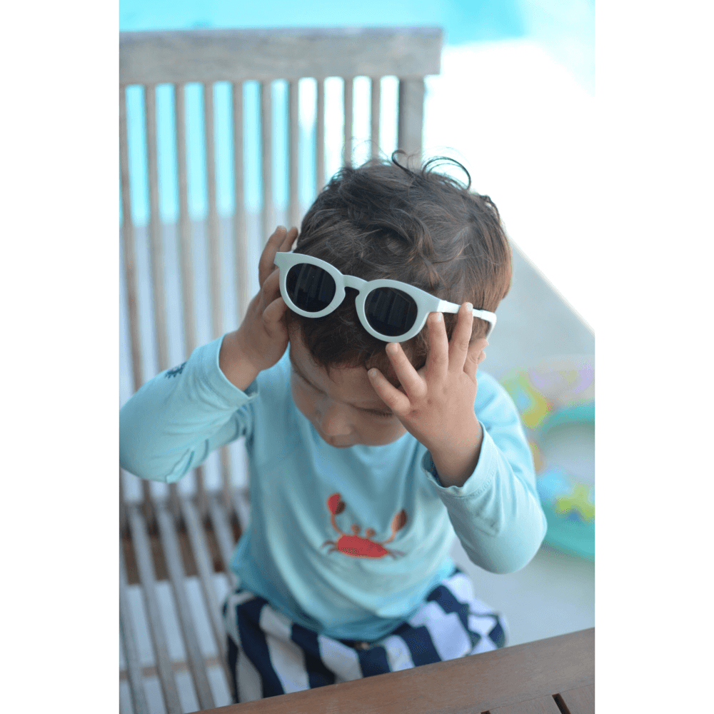 Beaba Kids Sunglasses -9-24 Months, Unbreakable Sunglasses for Kids, 100% UV Protection,Category 3 Sun Lens, Optimal Comfort, 360° Adjustable Ear Tips with Side Shields, 9-24 Months