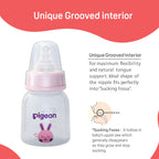 Peristaltic Nursing Bottle Rpp 50ml (Pink) Rabbit