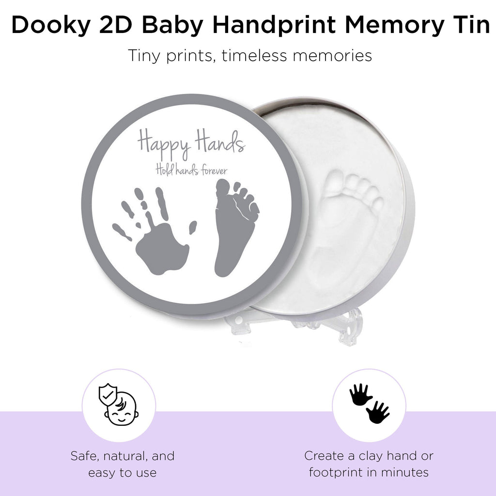 Happy Hands 2D Round shape tin