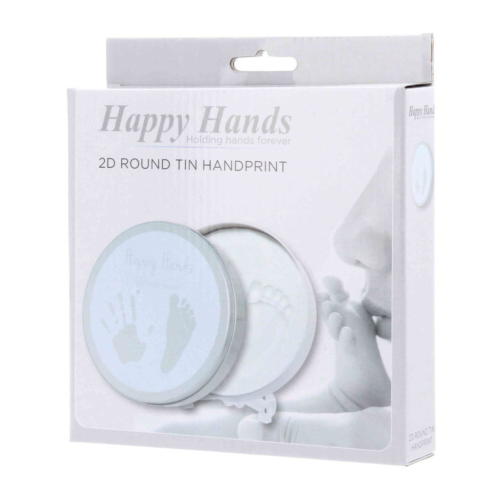 Happy Hands 2D Round shape tin