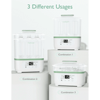 Momcozy Sterilizers & Warmer 8 in 1 Sterilizer and Dryer - White