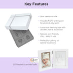 Gift Set – Double Handprint Frame + Memory Box
