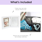 Gift Set – Double Handprint Frame + Memory Box