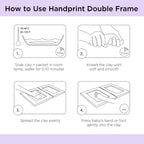 Gift Set – Double Handprint Frame + Memory Box
