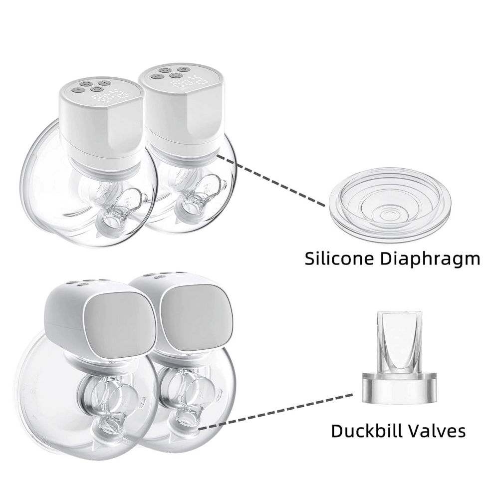 Momcozy Breastfeeding Access Silicone Diaphragm + Valve  for S9 Pro/S12 Pro - Transparent