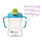 B.Box Soft Spout Sippy Cup (240ml) - Gentle Silicone Spout, Easy-Grip Handles & Leak-Proof Design