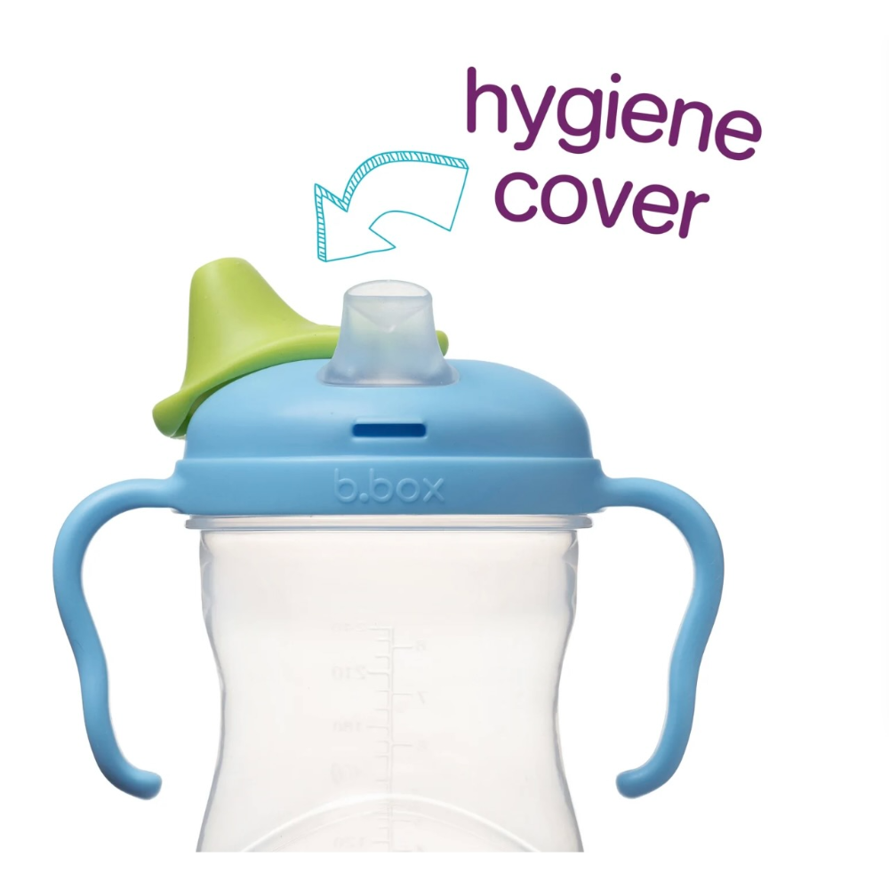 B.Box Soft Spout Sippy Cup (240ml) - Gentle Silicone Spout, Easy-Grip Handles & Leak-Proof Design