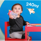B.Box Soft Spout Sippy Cup (240ml) - Gentle Silicone Spout, Easy-Grip Handles & Leak-Proof Design