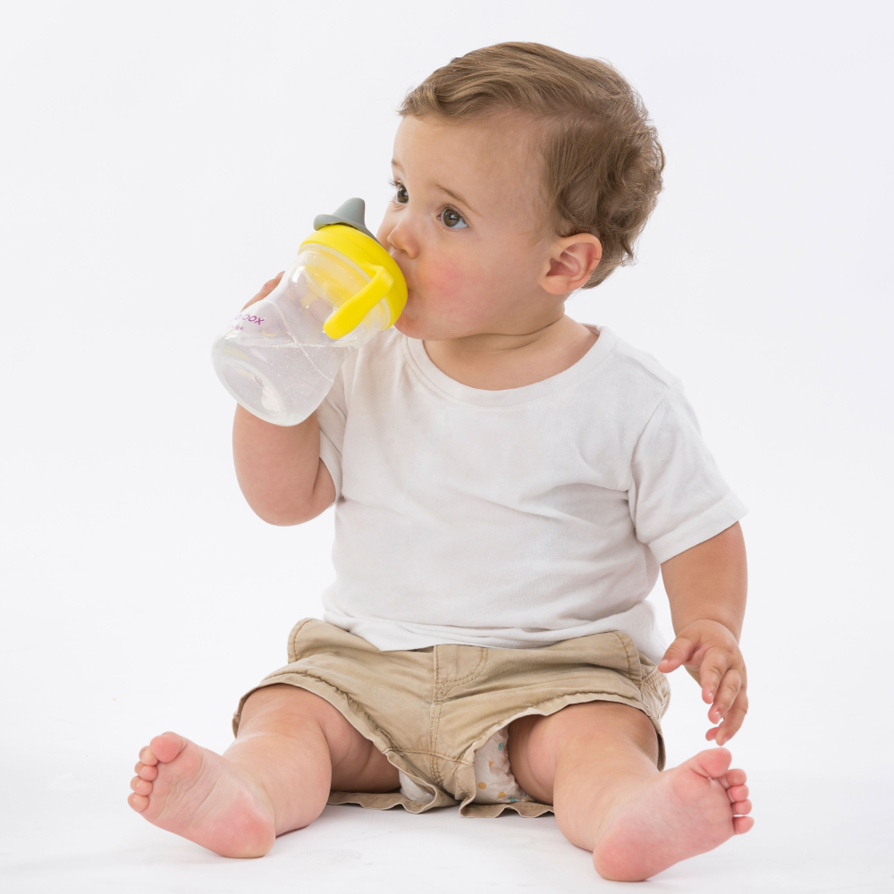 B.Box Soft Spout Sippy Cup (240ml) - Gentle Silicone Spout, Easy-Grip Handles & Leak-Proof Design
