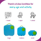 B.Box Leakproof Bento Style Big Lunchbox for Kids with 5 sections - ideal for School Lunch