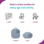 B.Box Leak Proof 2 sections Snackbox for Toddlers - Easy to Carry & BPA free