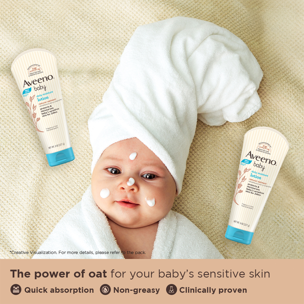 Aveeno Baby Daily Moisturising Lotion for Delicate Skin - 227gms