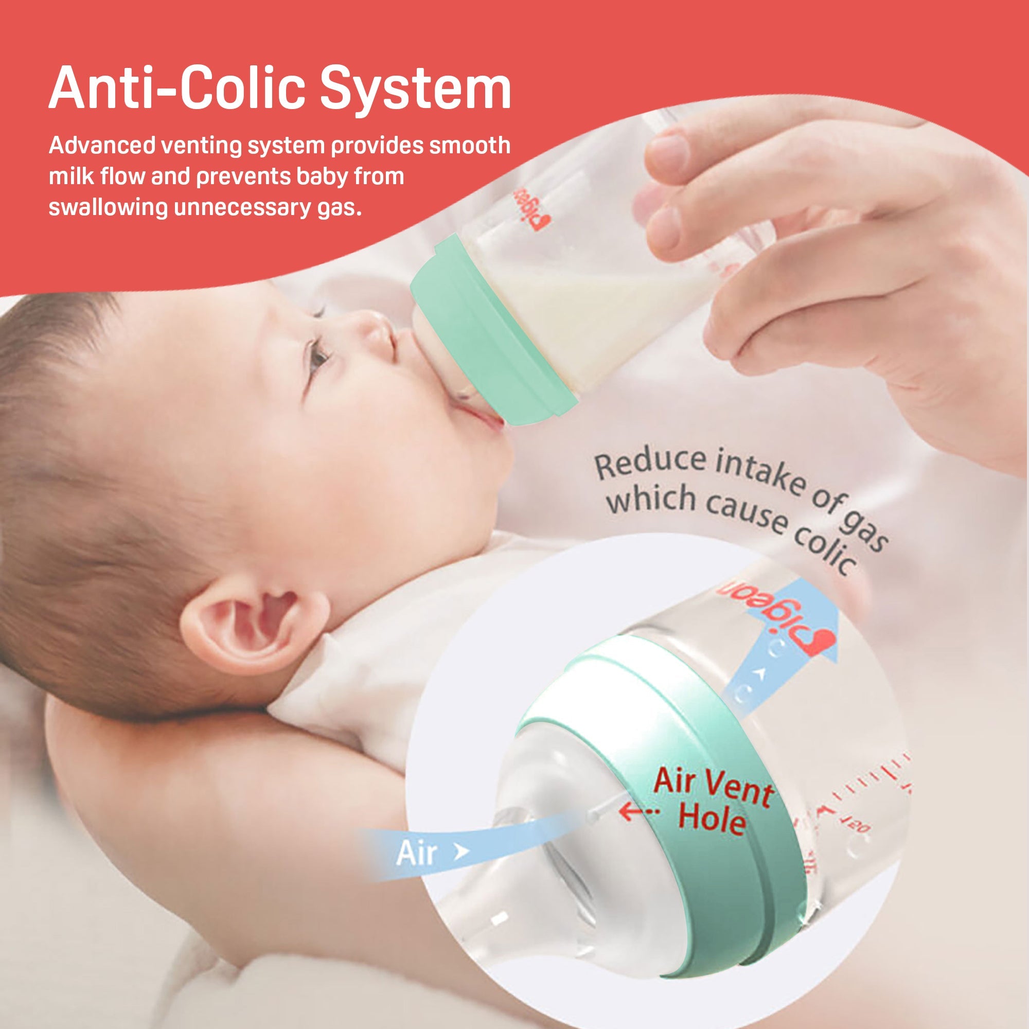Glass Nursing Bottle with Softlatch Nipple 240ml