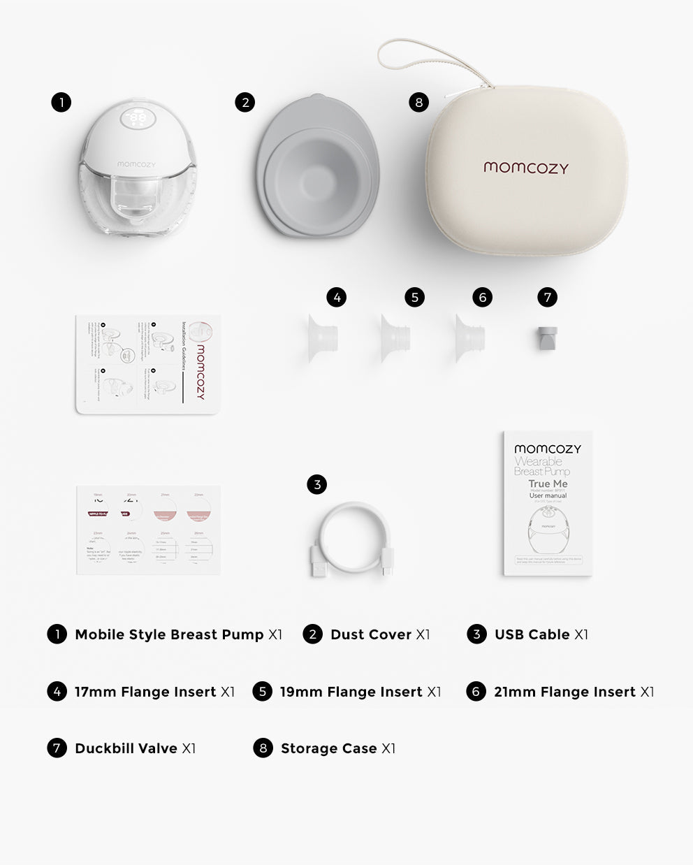 Momcozy Mobile Style™ Hands-free Slim Breast Pump | M6