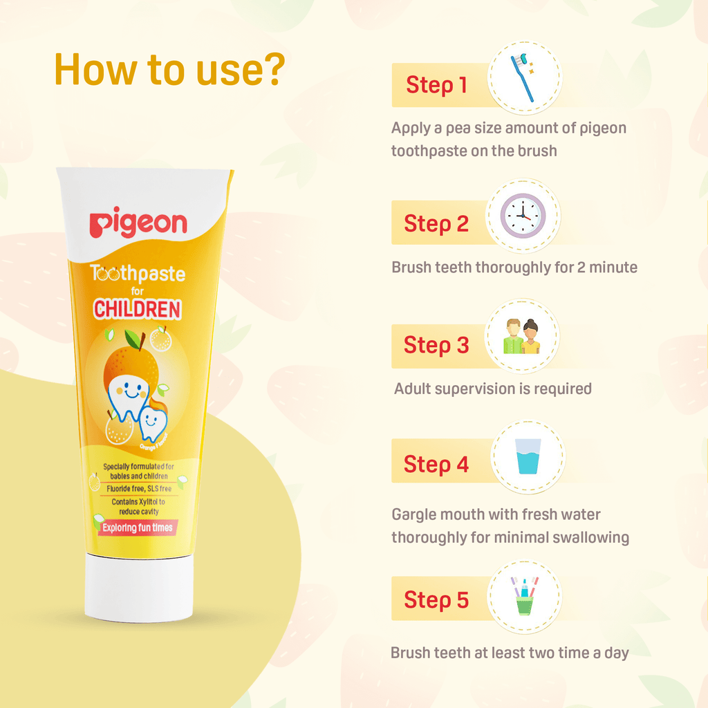 Pigeon Toothpaste for Children - Apple Flavour