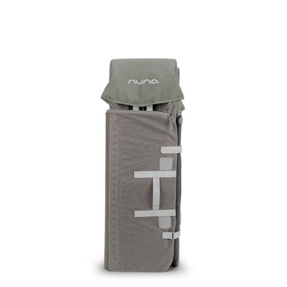 Nuna SENA Aire Travel Cot & Playard-With Triple-Layered Mesh Mattress-360 Degree Airflow-One Hand Fold-Light Weight & Portable-Includes Travel Bag-0 to 3Y - Frost