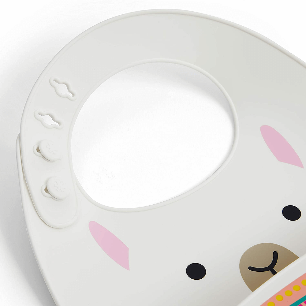 Skip Hop Zoo Fold & Go Silicone Bib