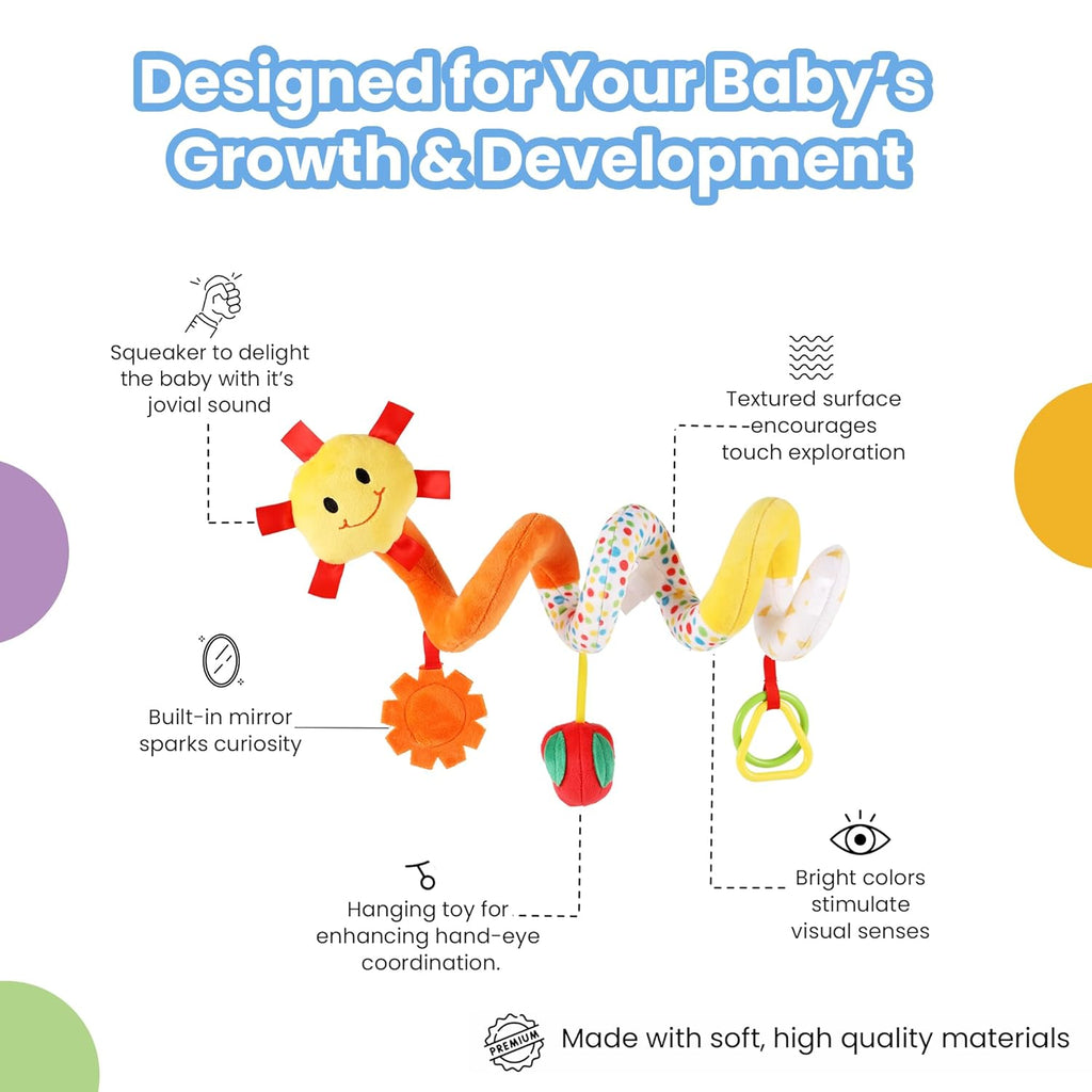 Nuluv Fruits Spiral Stroller Toy