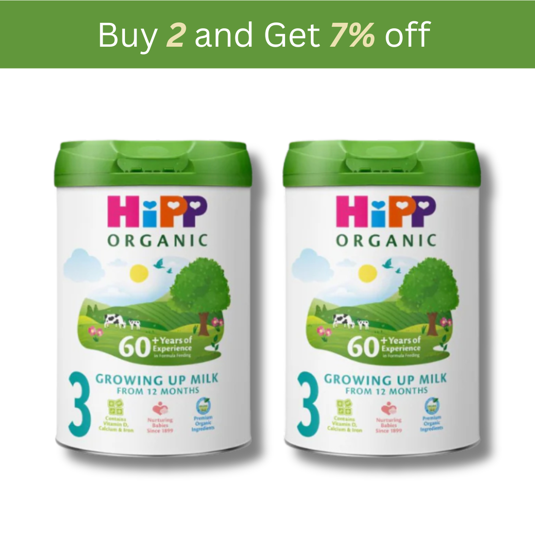 HiPP Organic Combiotic Growing Up Milk Stage 3 (12m+) (800g)