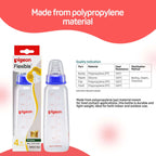 Peristaltic Nursing Bottle Kpp 200ml Nipple M | Silicone Feeding Bottle for 4 month+ | Pigeon IN