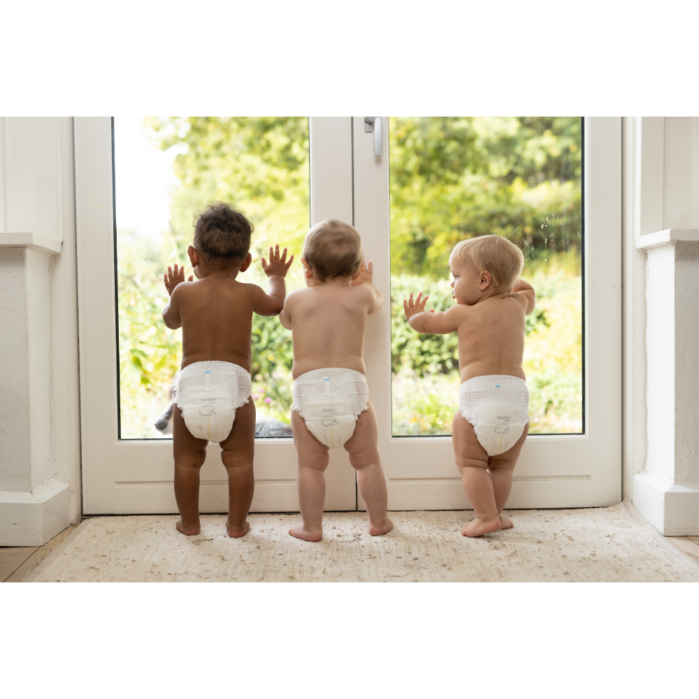 Bambo Nature Premium Baby Pants Diapers for Babies, XXL Size (15+ Kgs), Super Absorbent, Breathable, Extra Soft, Dermatologically Tested, Hypoallergenic Infant Nappies With Wetness Indicator