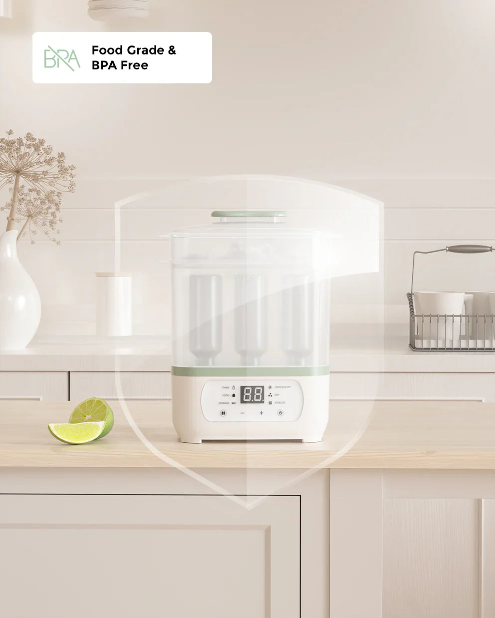 8-in-1 Baby Bottle Steam Sterilizer