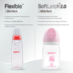 Pigeon Softlatch 2.0 pp nursing bottle 160ml pink