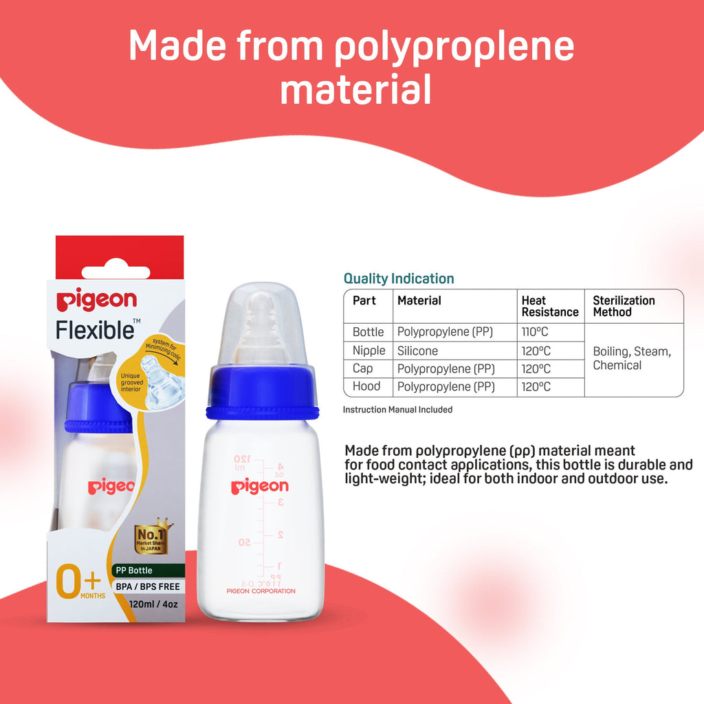 Peristaltic Nursing Bottle Kpp 120ml Nipple S