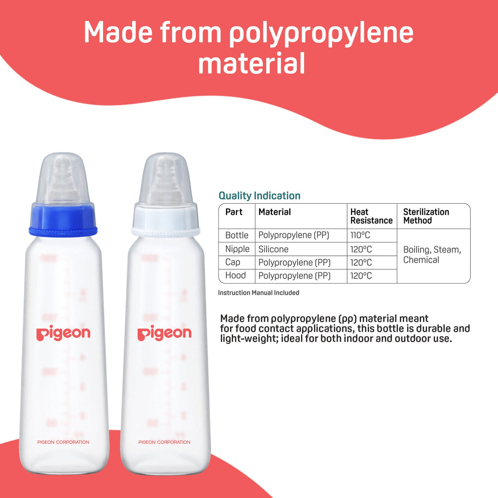 Peristaltic Nursing Bottle Twin Pack Kpp 200ml Nipple M
