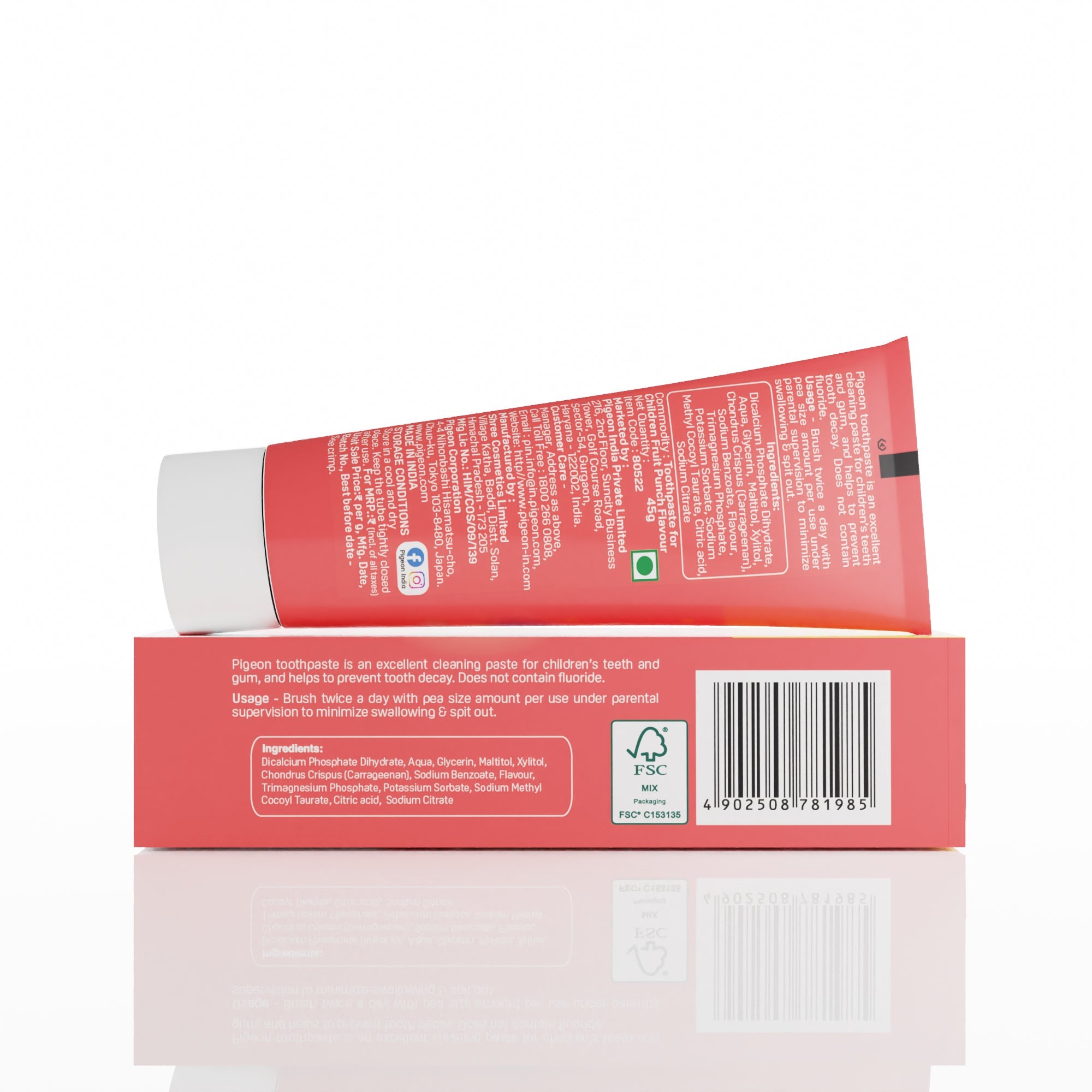 Pigeon Toothpaste for Children - Fruit Punch