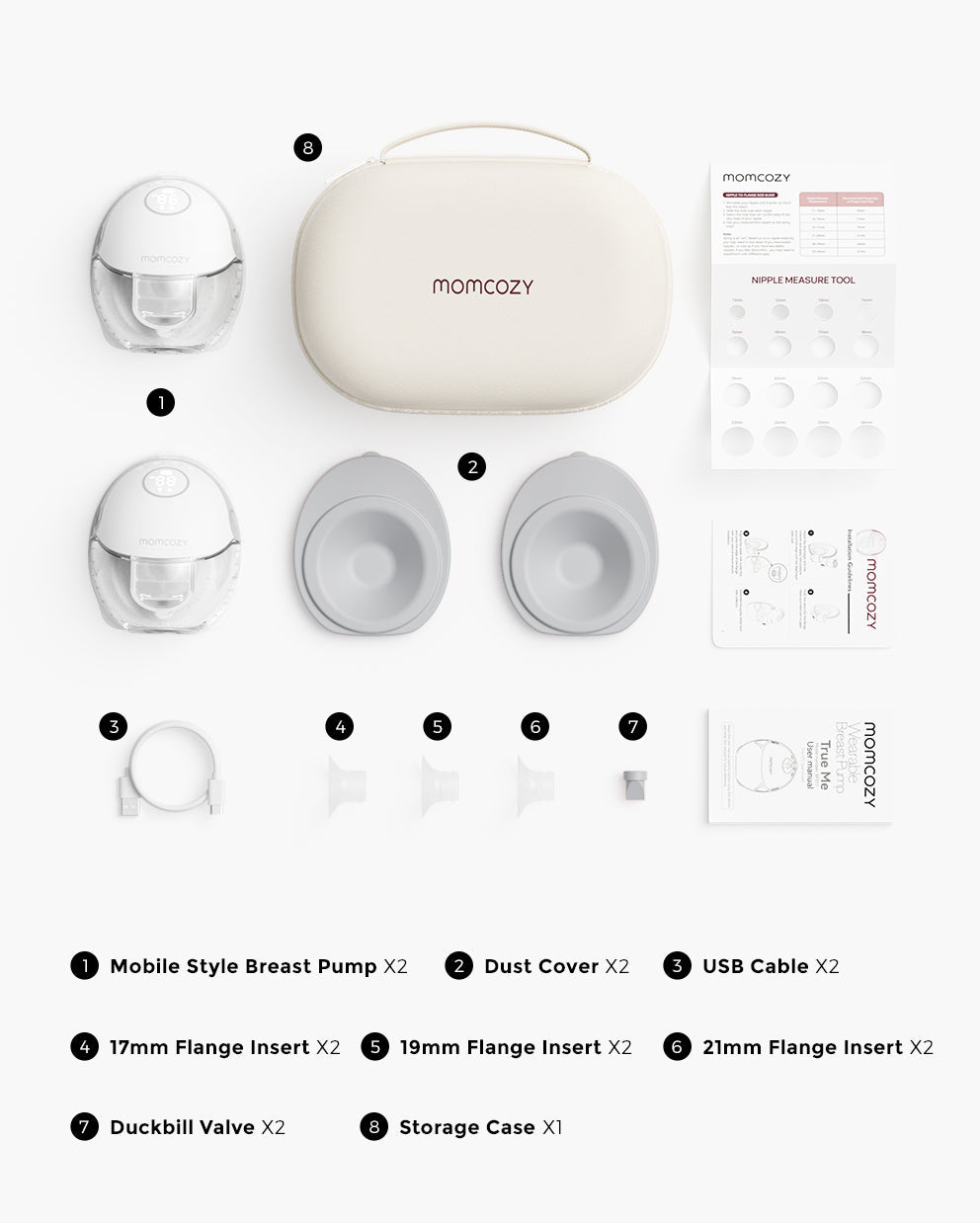 Momcozy Mobile Style™ Hands-free Slim Breast Pump | M6