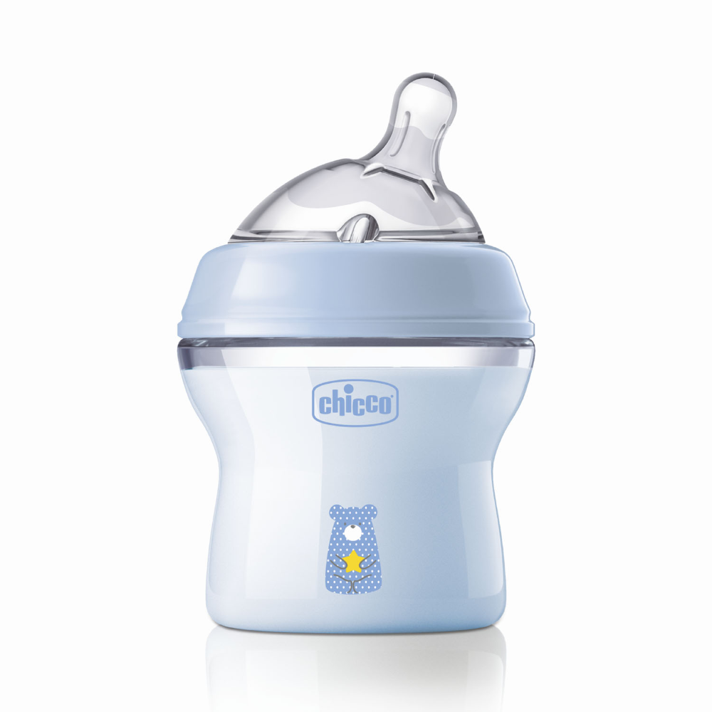 Chicco Natural Feeling Feeding Bottle 0M+ 150ml - Blue