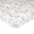 Crane Baby Crib Sheet - Ezra Woodland