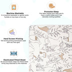 Crane Baby Crib Sheet - Ezra Woodland