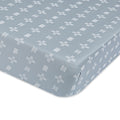 Crane Baby Crib Sheet - Ezra River Dash