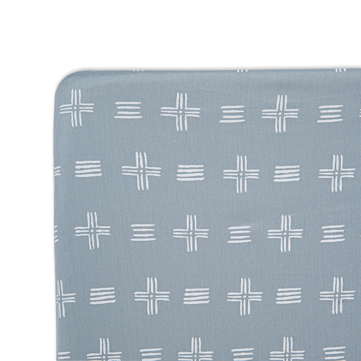 Crane Baby Crib Sheet - Ezra River Dash