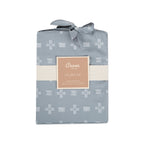Crane Baby Crib Sheet - Ezra River Dash