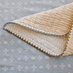 Crane Baby Crib Sheet - Ezra River Dash