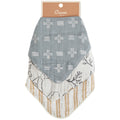 Crane Baby Bandana Bib Set - Ezra Animal