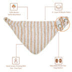 Crane Baby Bandana Bib Set - Ezra Animal