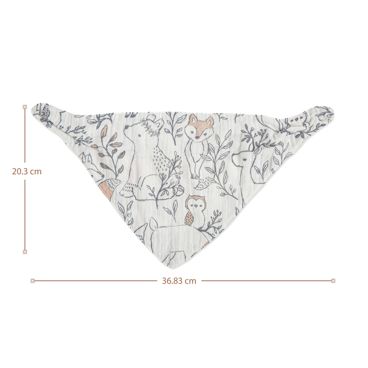 Crane Baby Bandana Bib Set - Ezra Animal